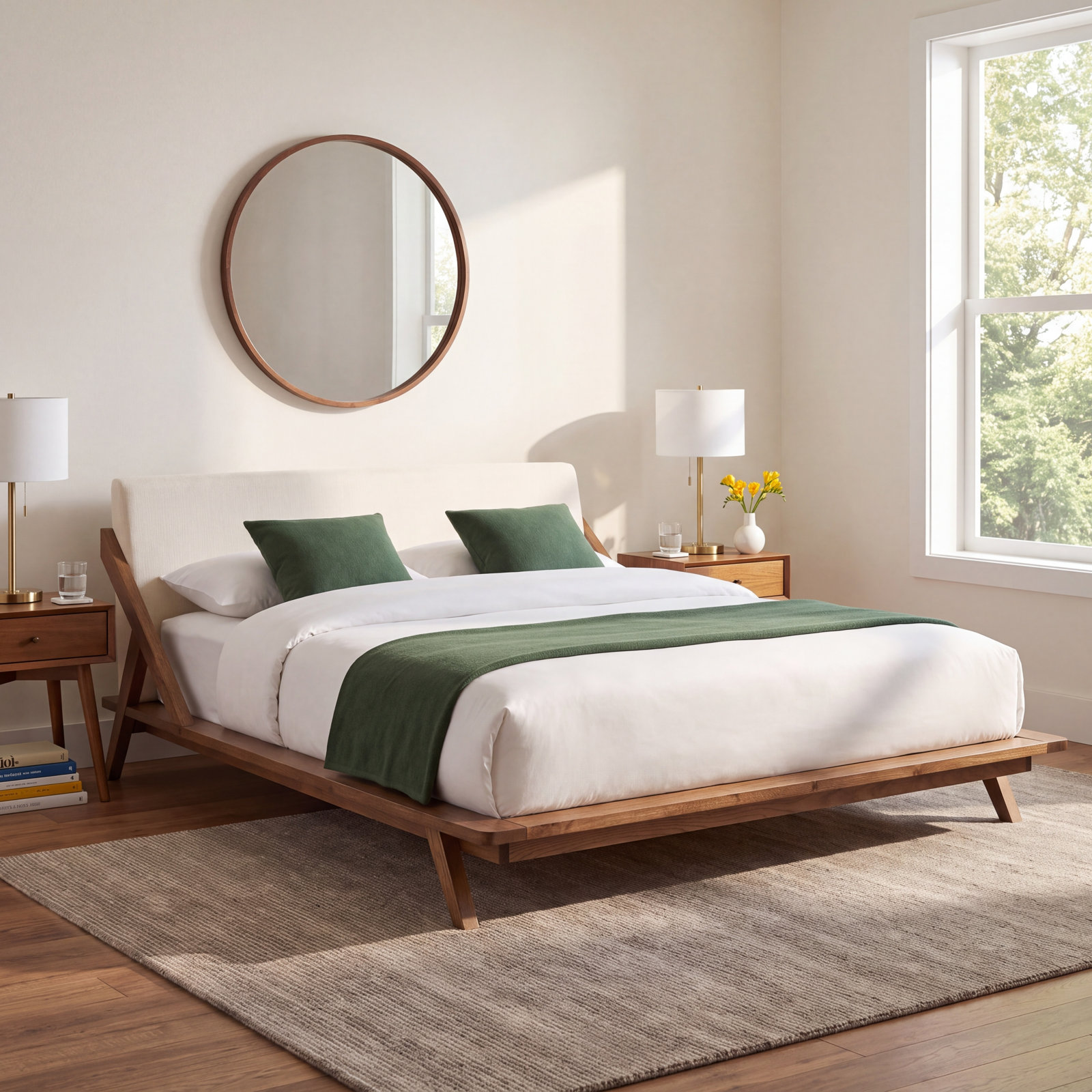 Devyn Linen Upholstered Bed, King