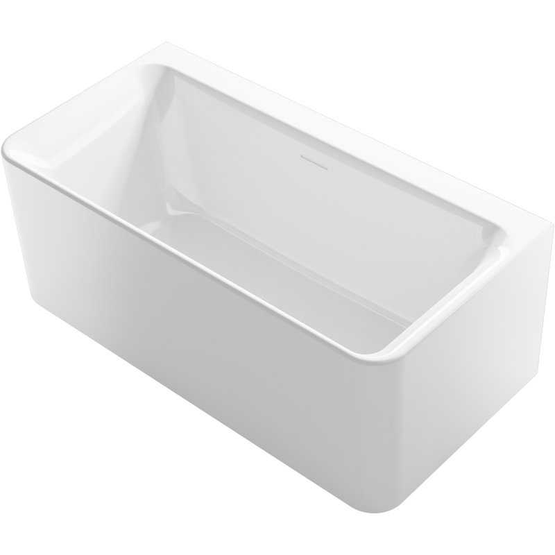 59" x 30" Freestanding Soaking Bathtub