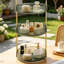 Modern Tabletop Rotating Cosmetic Storage Organizer Rack