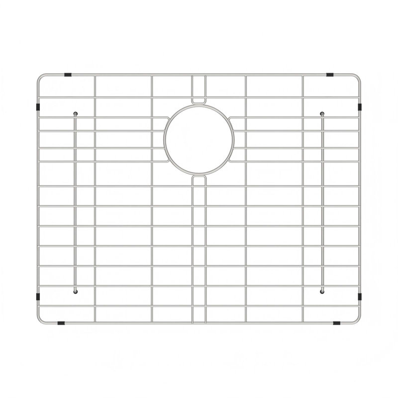 Grille d'évier de fond en acier inoxydable 22,6 "x 17,4" pour évier de cuisine
