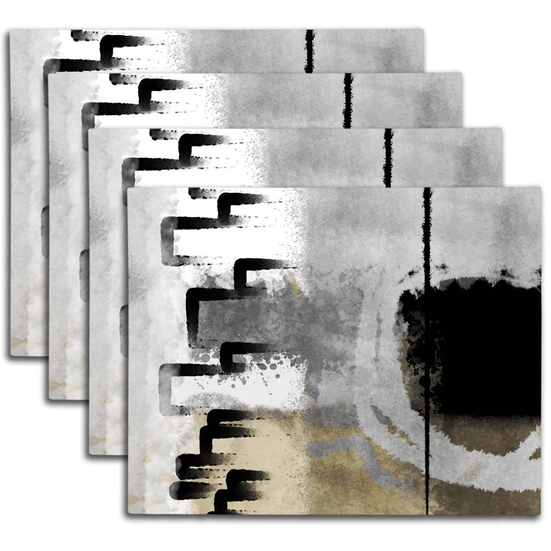 Napperon abstrait en polyester