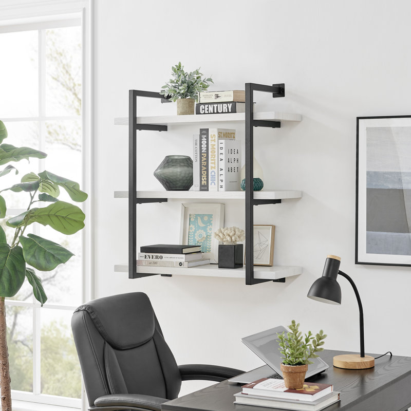 Elliora 3 Tier Modern Accent Wall Shelf