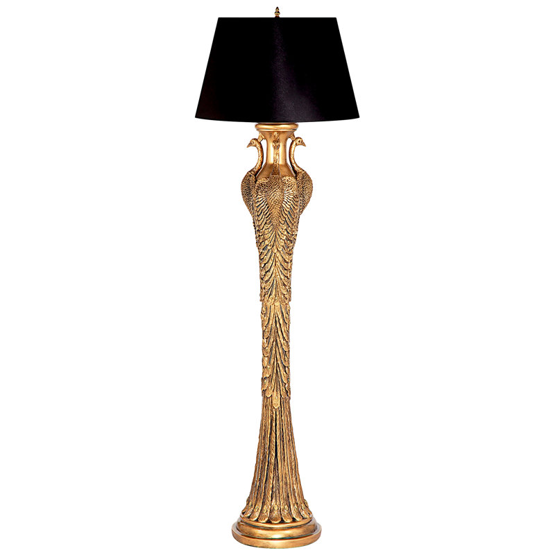 Lampe sculpturale sur pied 65,5 po Peacock Panorama