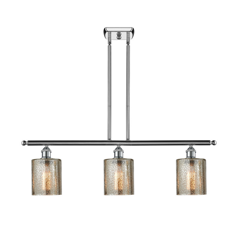Leilani 3 - Light Kitchen Island Pendant, Polished Chrome