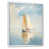 White Floater Framed