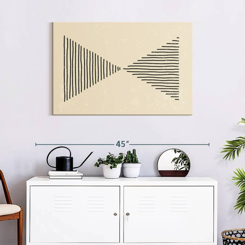 Avery Triangle Abstract, 24" H x 36" W
