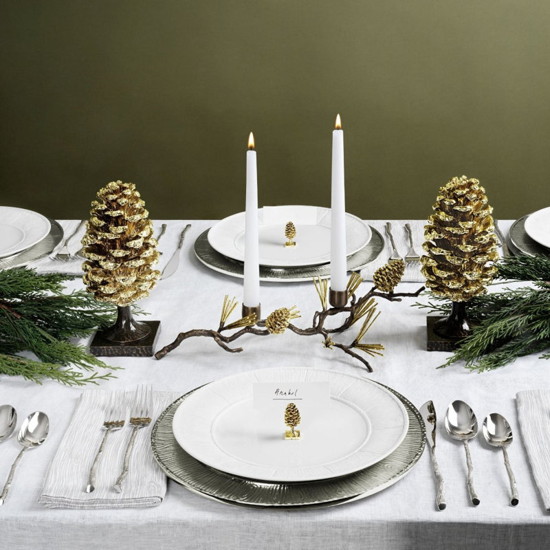 Bark & Branch 5 - Piece Stainless Steel Flatware Set - Service for 1