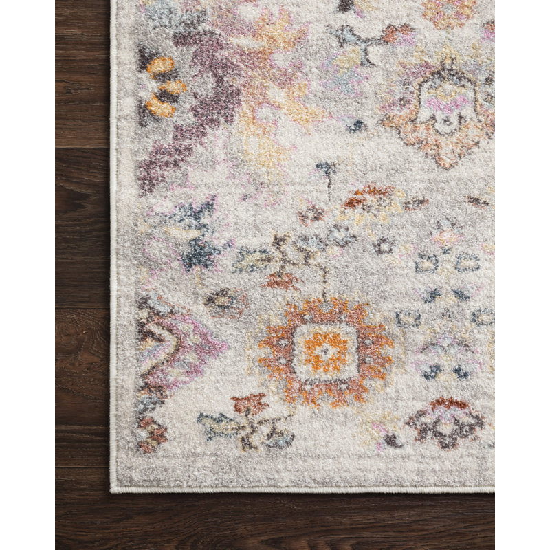 Tapis beige Hallock, Rectangle 3 pi 6 po x 5 pi 9 po