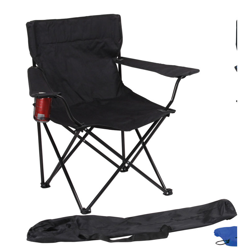 Leticia Folding Camping Chair, Black