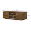 Console média en bois massif de 57,6 po Caleesi
