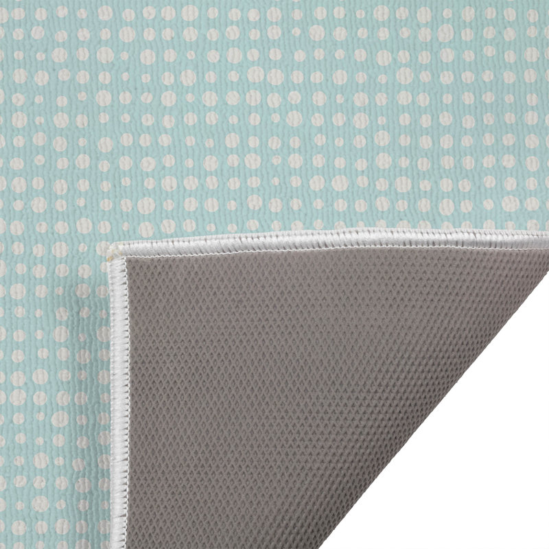Paillasson assorti, L 17 po x L 24 po, Bleu clair