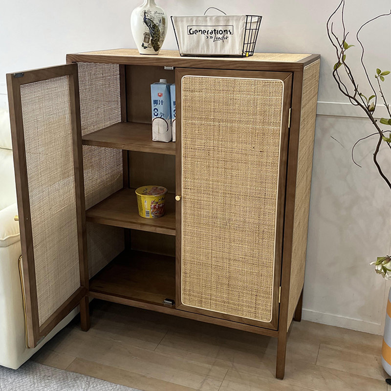 12 Pair Shoe Storage Cabinet, Brown