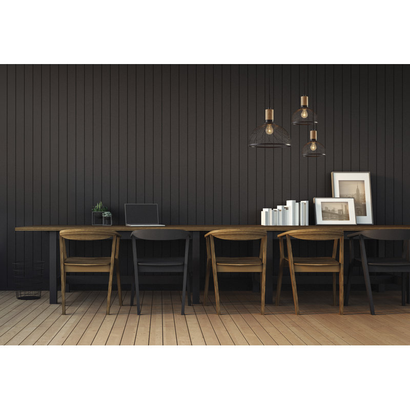 Rosetta 1 - Light Black Single Pendant, 11.5" H x 13.25" W x 13.25" D