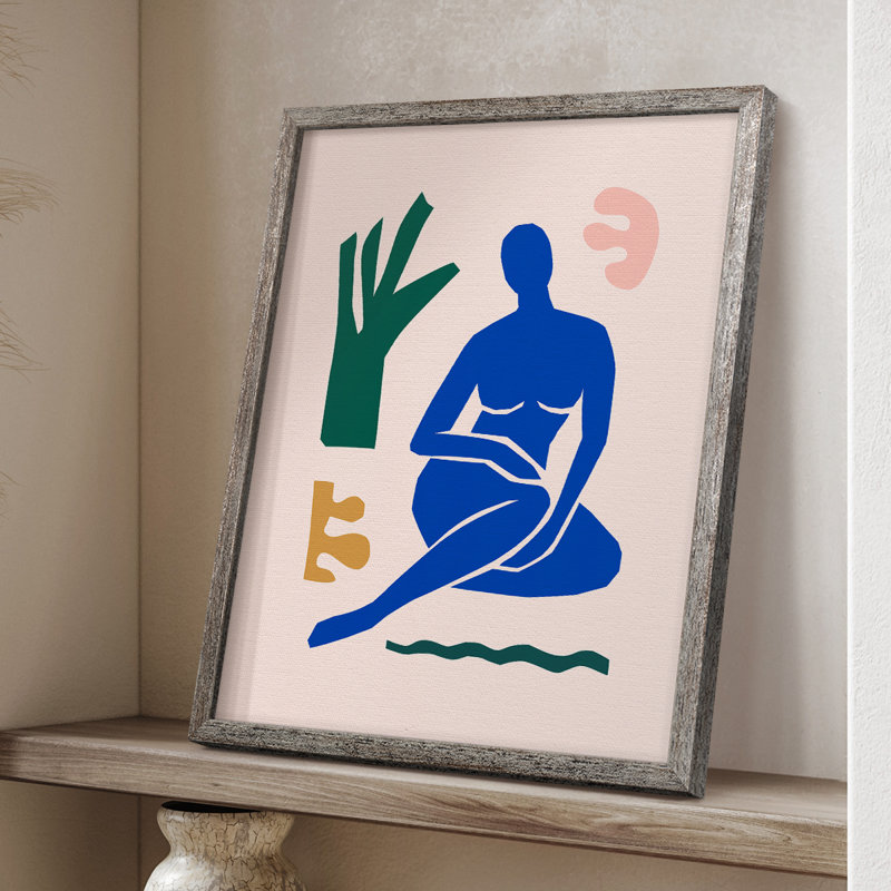Matisse CDLXVII, reproduction d'art encadrée - bois massif, H 21 po x l 17 po