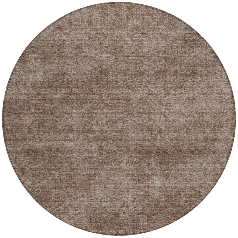 Tapis d'intérieur rond lavable d'intérieur de 8 pi HomeRoots