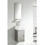 Surface Mount Frameless Mirror with Shelf