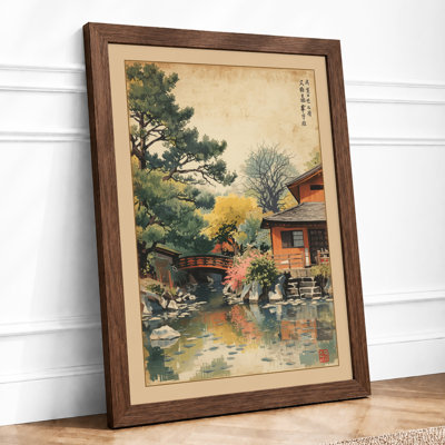 Garden Pavilion By Water Japandi - Print