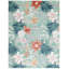 Tapis floral tissé à la machine Shutesbury-838823628