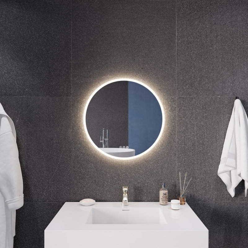  Miroir de salle de bain ANZZI, 24 po x 24 po