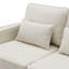 Canapé moderne en lin 4 places avec accoudoirs et 4 coussins Morrin-807158477