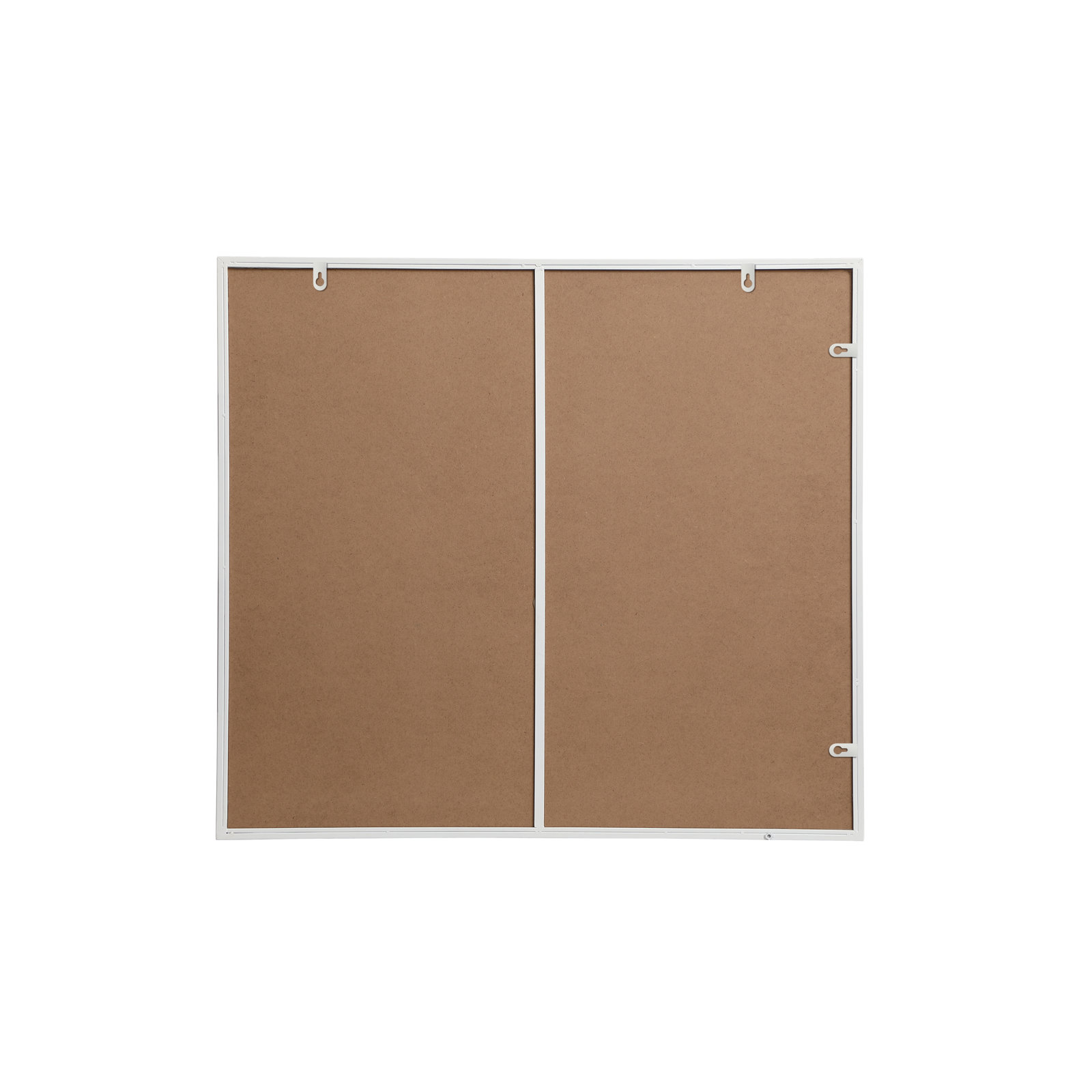 Sabine Metal Rectangle Wall Mirror, 40" x 36", White