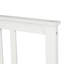 Lit plateforme blanc avec tête de lit Glorious