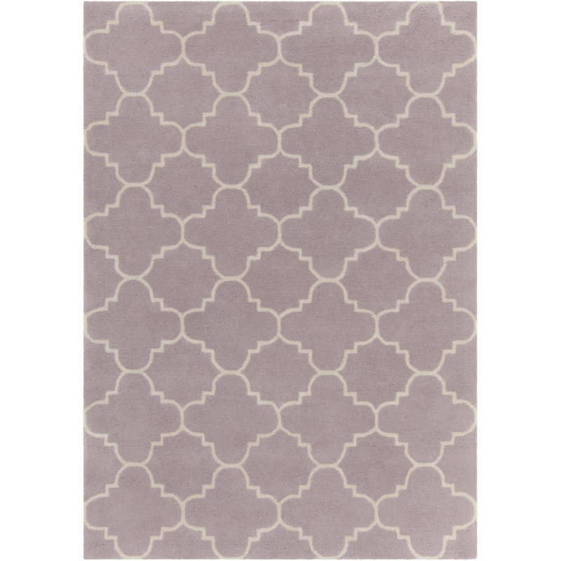 Tapis en laine touffeté à la main Acworth, 5 pi x 7 pi