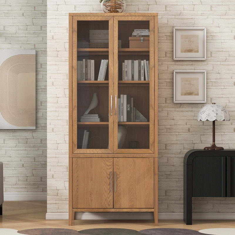 Grande armoire impressionnante avec différents matériaux pour plusieurs pièces, Naturel