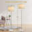 Marble Floor Lamp, Adjustable Height Standing Lamp With Marble Base Tall Lamp With Pull Chain Switch Floor Lamps For Living Room, Bedroom & Office Bulbs Not Included(Gold)-1069466098