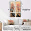 Cherry Blossom Tree Echoes Of Sakura - ensemble de 6 impressions sur toile florales-993130032-993130033