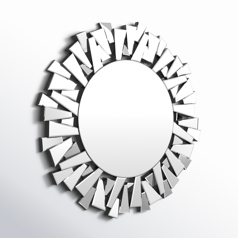 Miroir rond Stillings, H 39,5 po x l 39,5 po