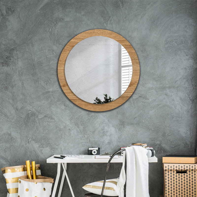 Huldar Glass Flat Wall Mirror