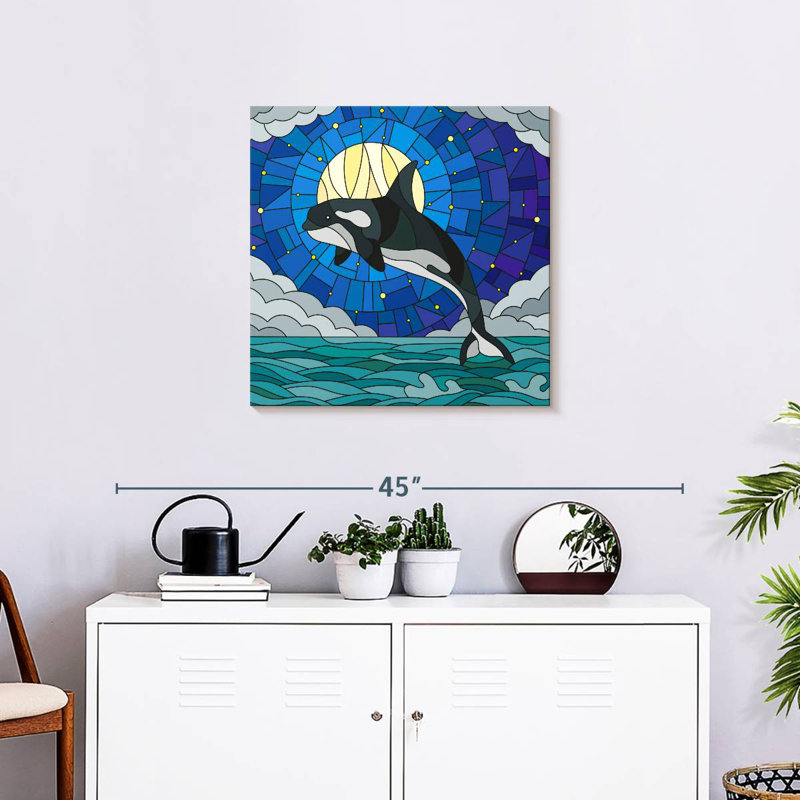 Crowle Stained Glass Orca