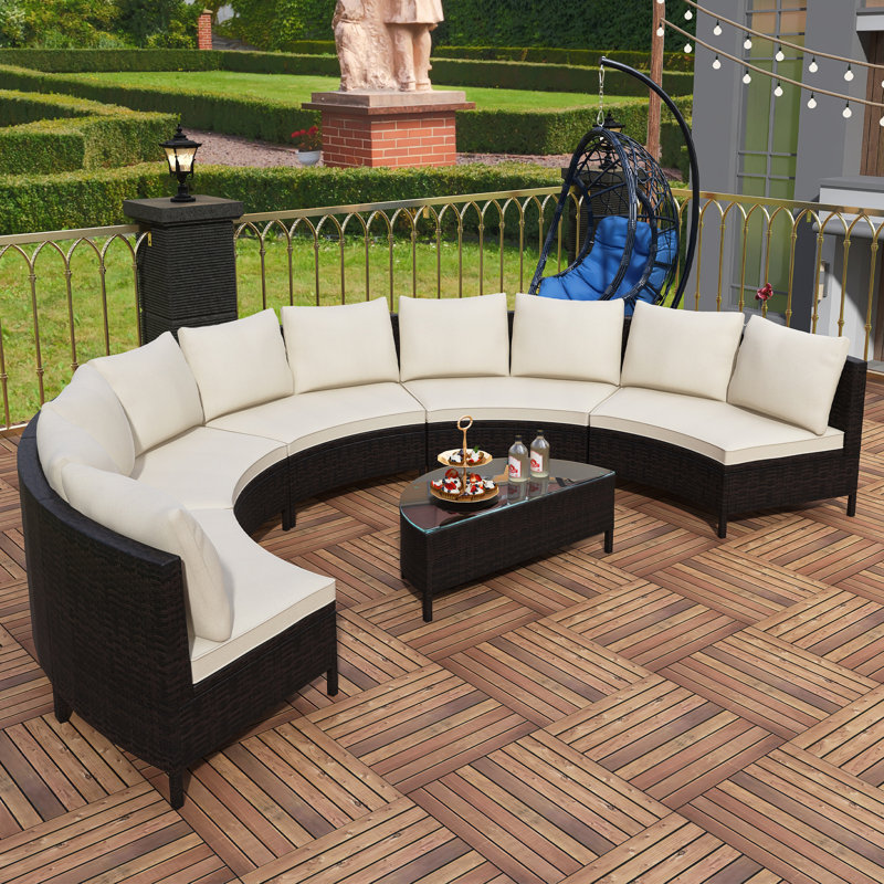 Ensemble de mobilier modulaire d'extérieur pour patio