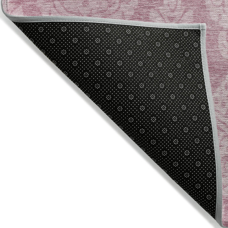 Tapis intérieur / extérieur rose Krymera, 5' x 7'6"