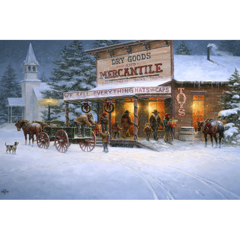 «Christmas Wishes» par Jack Sorenson - Photographie sur toile tendue, H 8 po x l 12 po