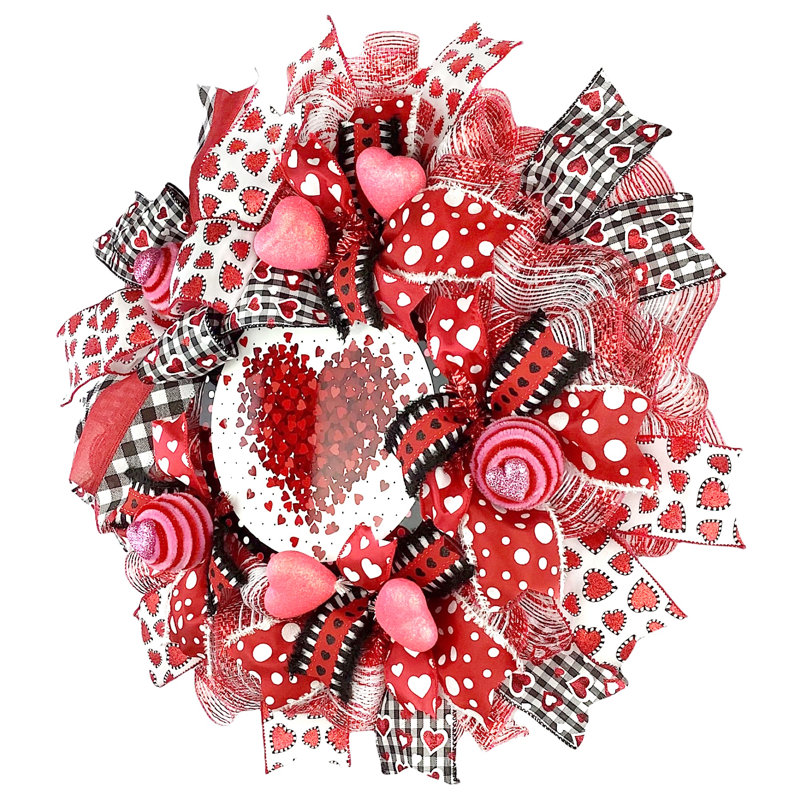 Couronne cœur en cœur 18 po Deco