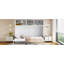 Grand lit escamotable mural avec armoires supérieures-1032495637