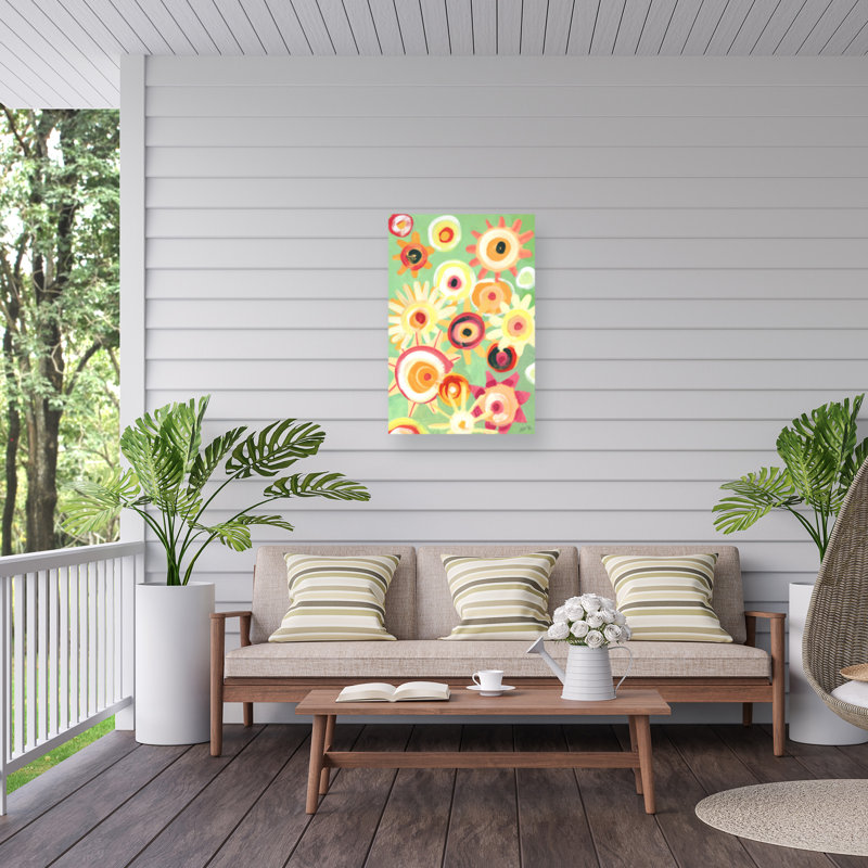 «Ologic ensoleillé »sur une impression sur toile, H 32 po x l 22 po