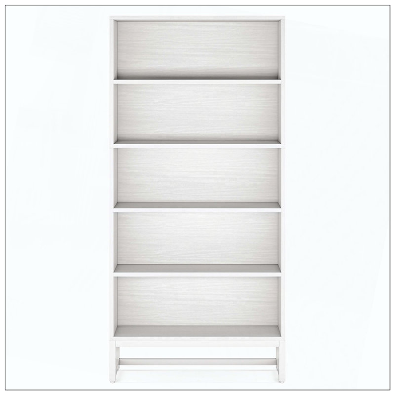 Organisateur de bibliothèque à 5 niveaux, Blanc