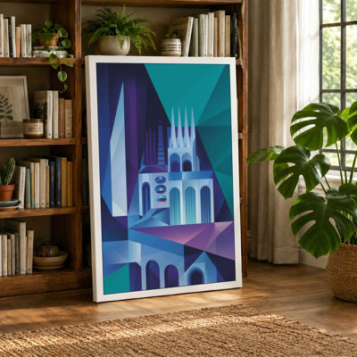 Sacred Geometry Geometric 1 Piece Wrapped Canvas Wall Art