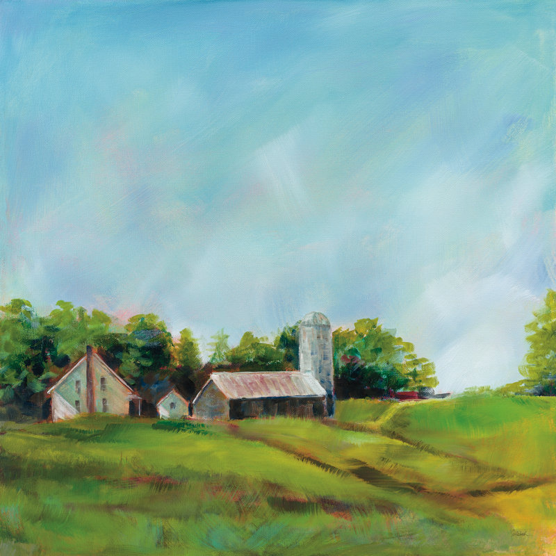 June Farm by Sue Schlabach - Wrapped Canvas Painting, 122cm H x 122cm W