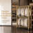 Kaylia 47.2'' Carbon Steel, Stainless Steel Rolling Clothing Rack-996123502