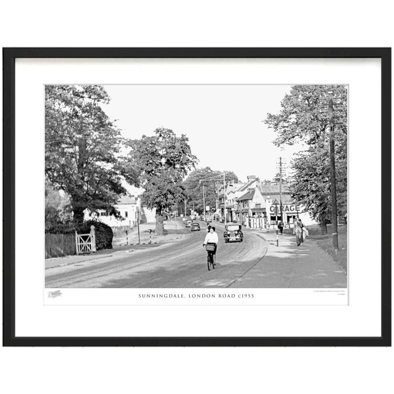 Sunningdale, London Road C1955 by Francis Frith - Single Picture Frame Print, 60cm H x 80cm W x 2.3cm D