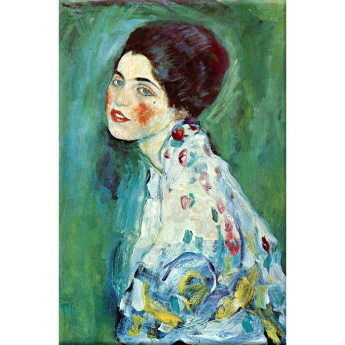 «Portrait of a Lady on Canvas», reproduction d'art sur toile tendue