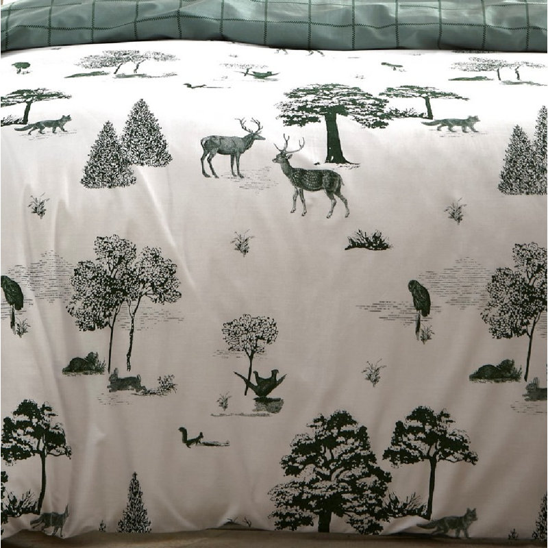Cherri Polyester Floral Duvet Cover Set with Pillowcases, 135 x 200cm Duvet Cover + 1 Standard Pillowcase