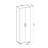 75" Extra Tall Pantry Storage Cabinet with 2 Doors, 5 Shelves (3 Adjustable) & Anti-Tip Kit (White)-295924288