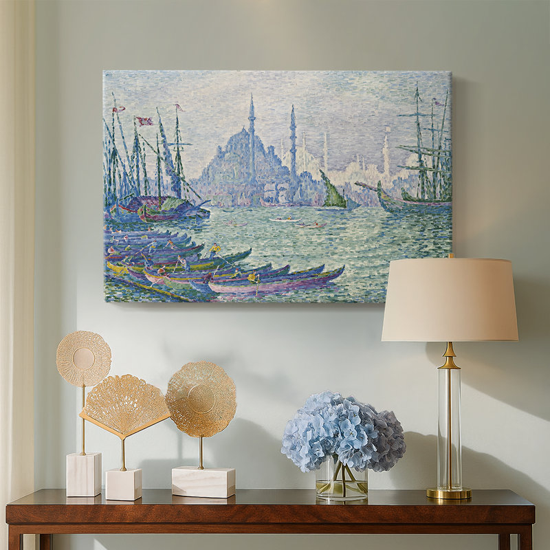 Constantinople (Yeni-djami) - Paul Signac - Toile tendue avec châssis - 1909, 32 x 48