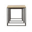 Ensemble de 3 tables gigognes