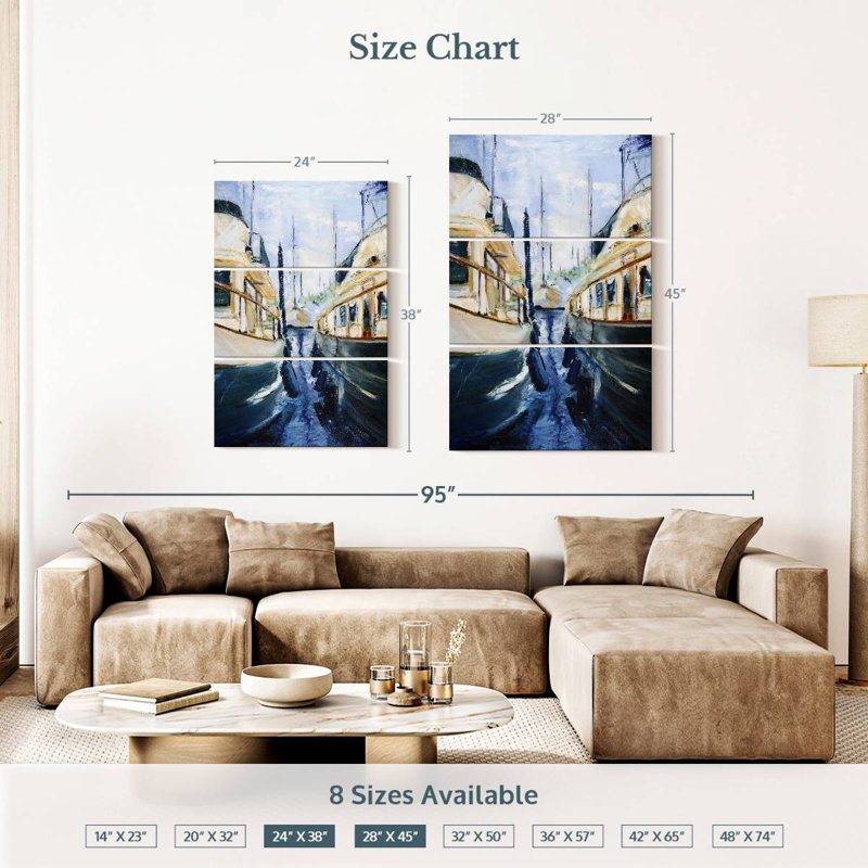 Mehar Grand Banks, 38" H x 24" W